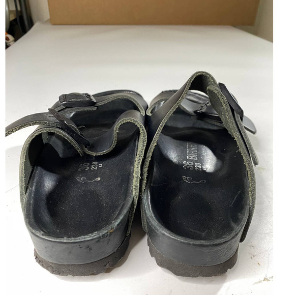 Birkenstock Arizona Exquisite Premium Black Slide Sandals Women's 36 (US 5-5.5) - Picture 4 of 9